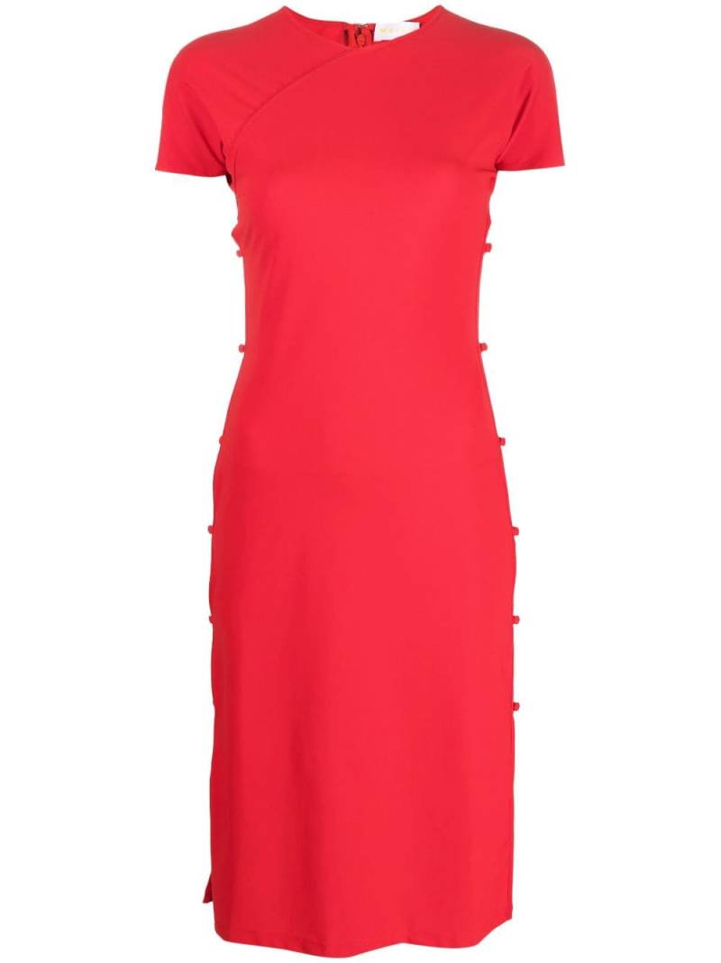 Marcia Tchikiboum midi dress - Red von Marcia