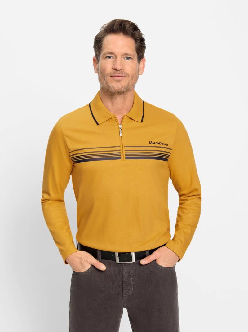 Marco Donati Poloshirt »Langarm-Shirt« von Marco Donati