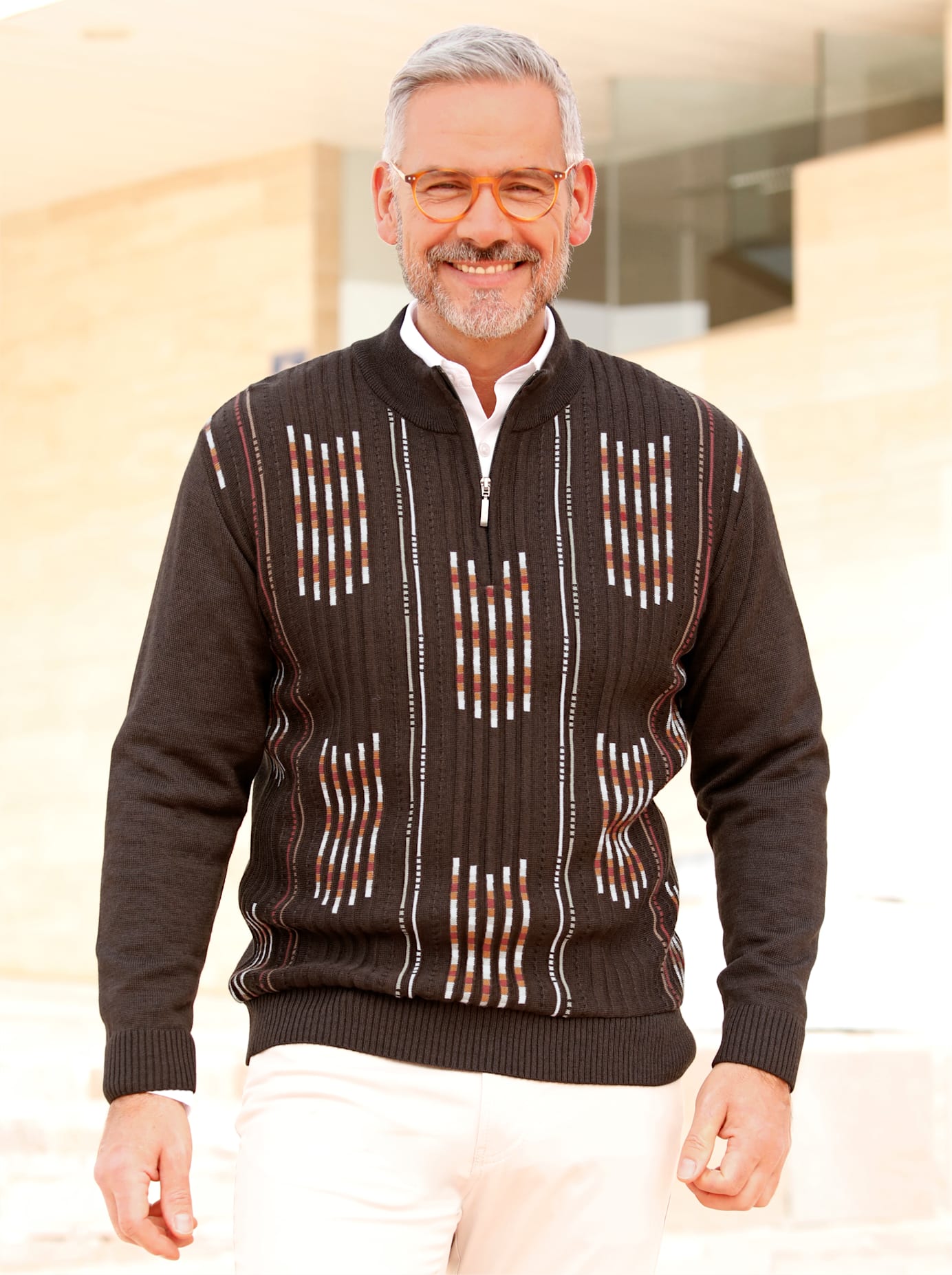 Marco Donati Strickpullover »Troyer« von Marco Donati