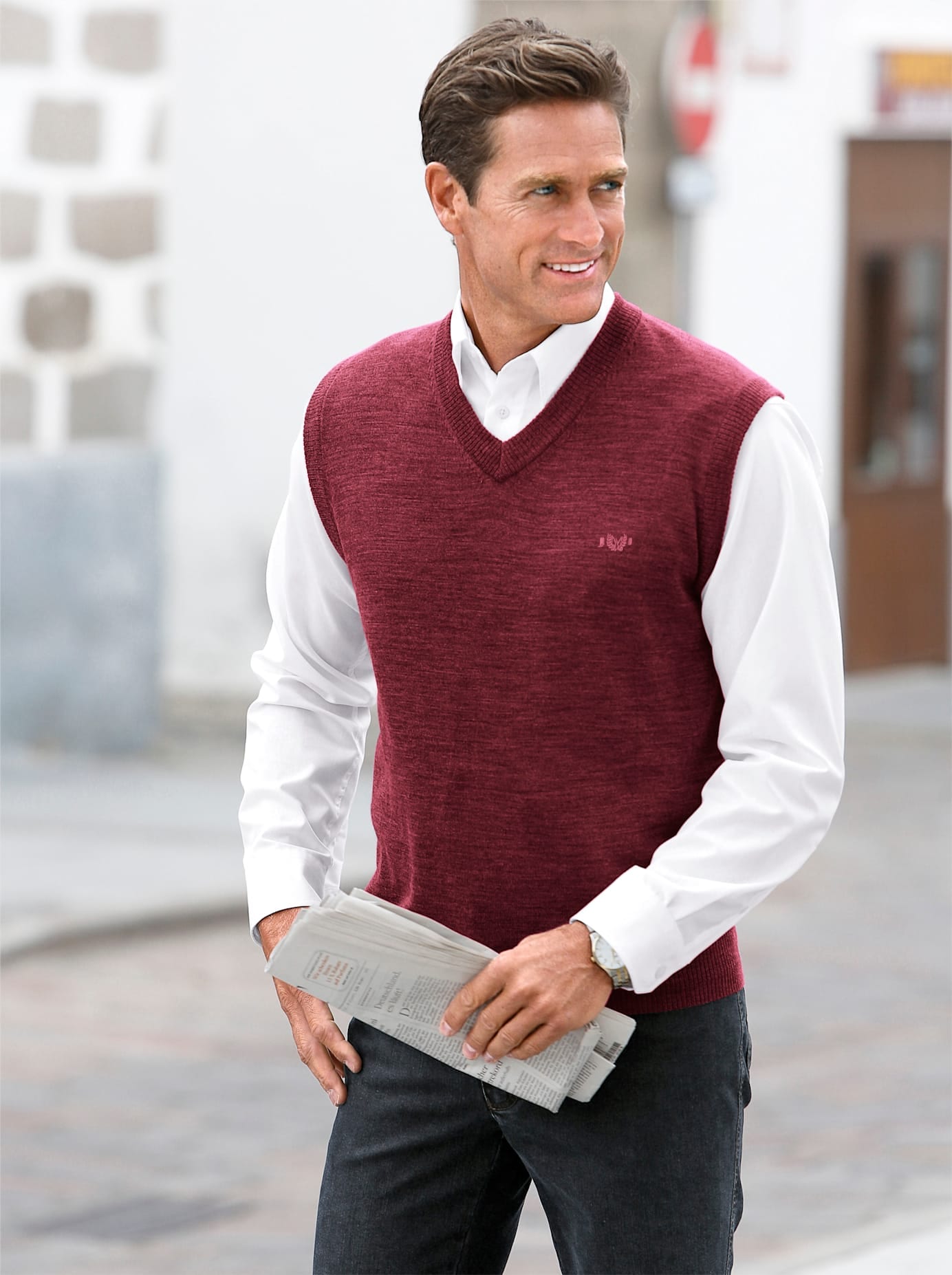 Marco Donati V-Ausschnitt-Pullover »Pullunder« Marco Donati V-Ausschnitt-Pullover »Pullunder« von Marco Donati