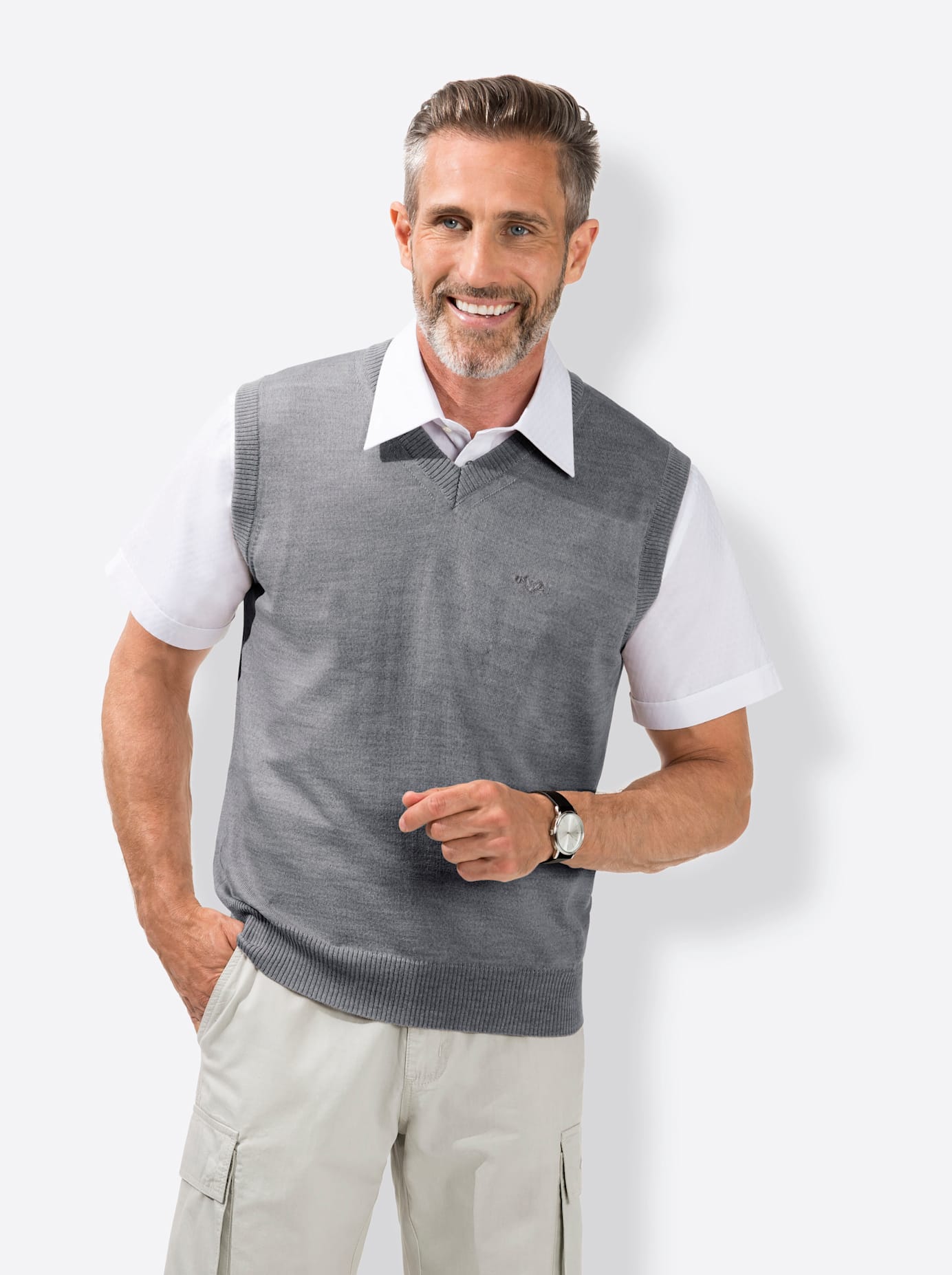 Marco Donati V-Ausschnitt-Pullover »Pullunder« Marco Donati V-Ausschnitt-Pullover »Pullunder« von Marco Donati