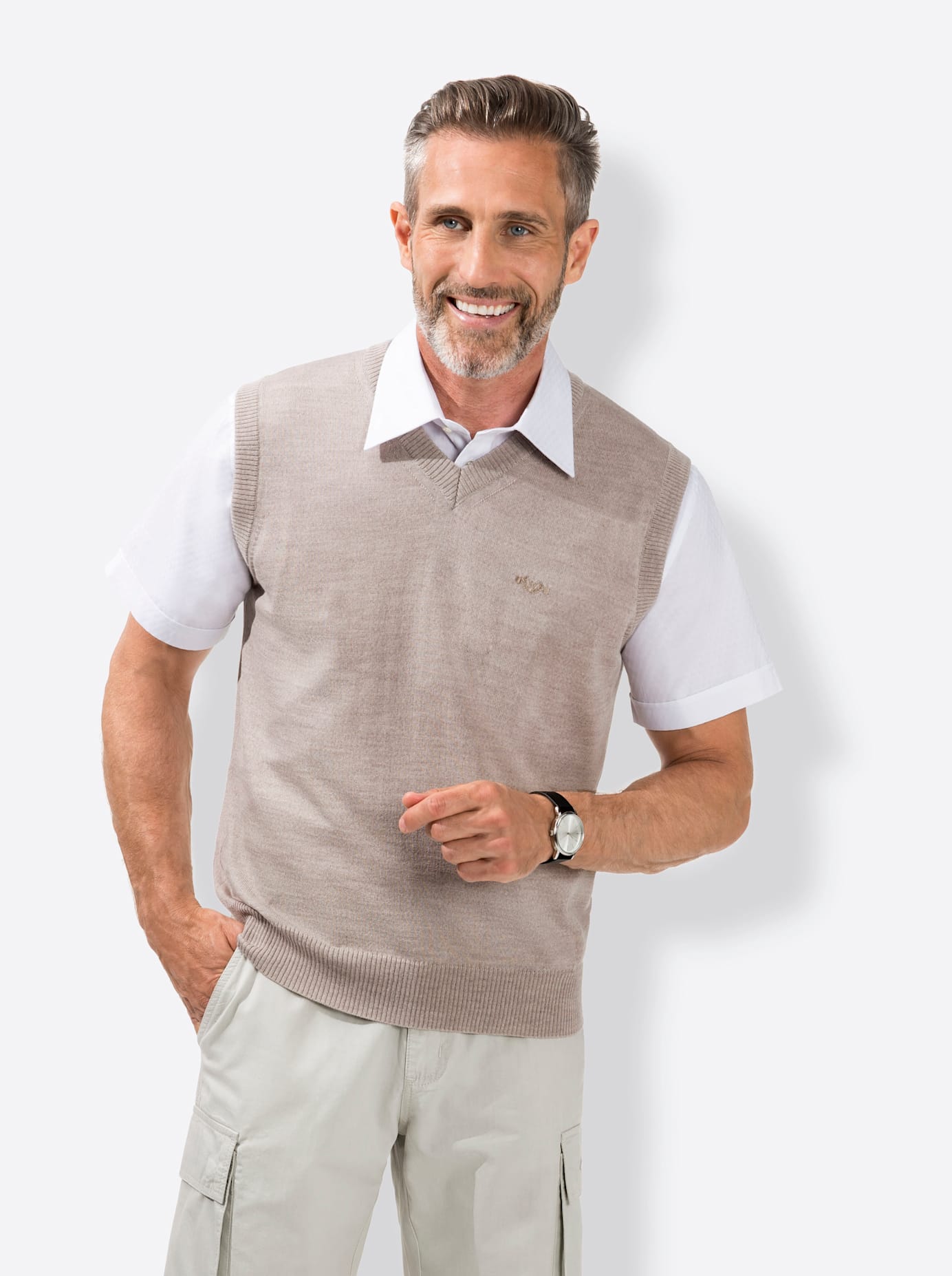 Marco Donati V-Ausschnitt-Pullover »Pullunder« Marco Donati V-Ausschnitt-Pullover »Pullunder« von Marco Donati