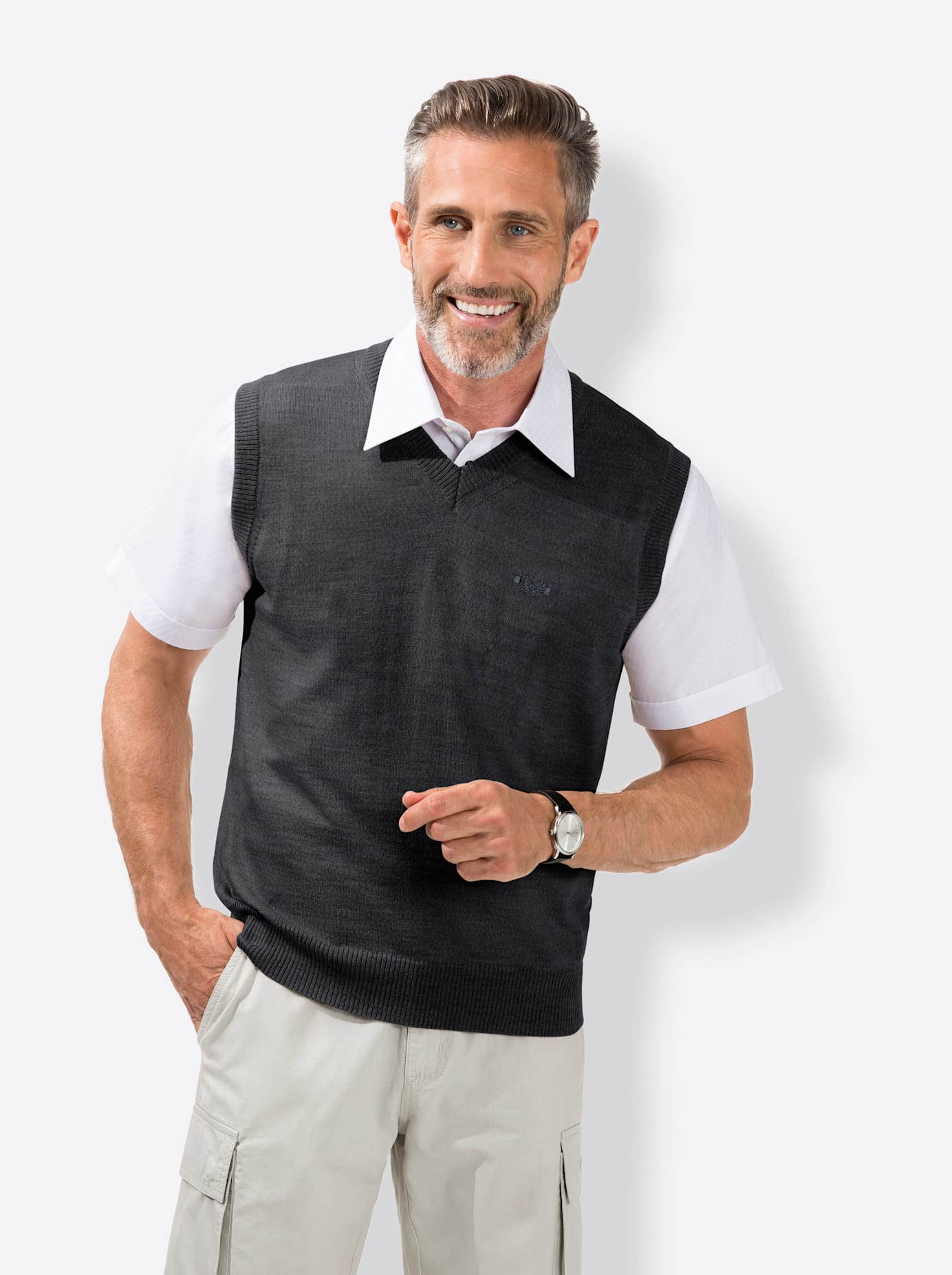 Marco Donati V-Ausschnitt-Pullover »Pullunder« Marco Donati V-Ausschnitt-Pullover »Pullunder« von Marco Donati