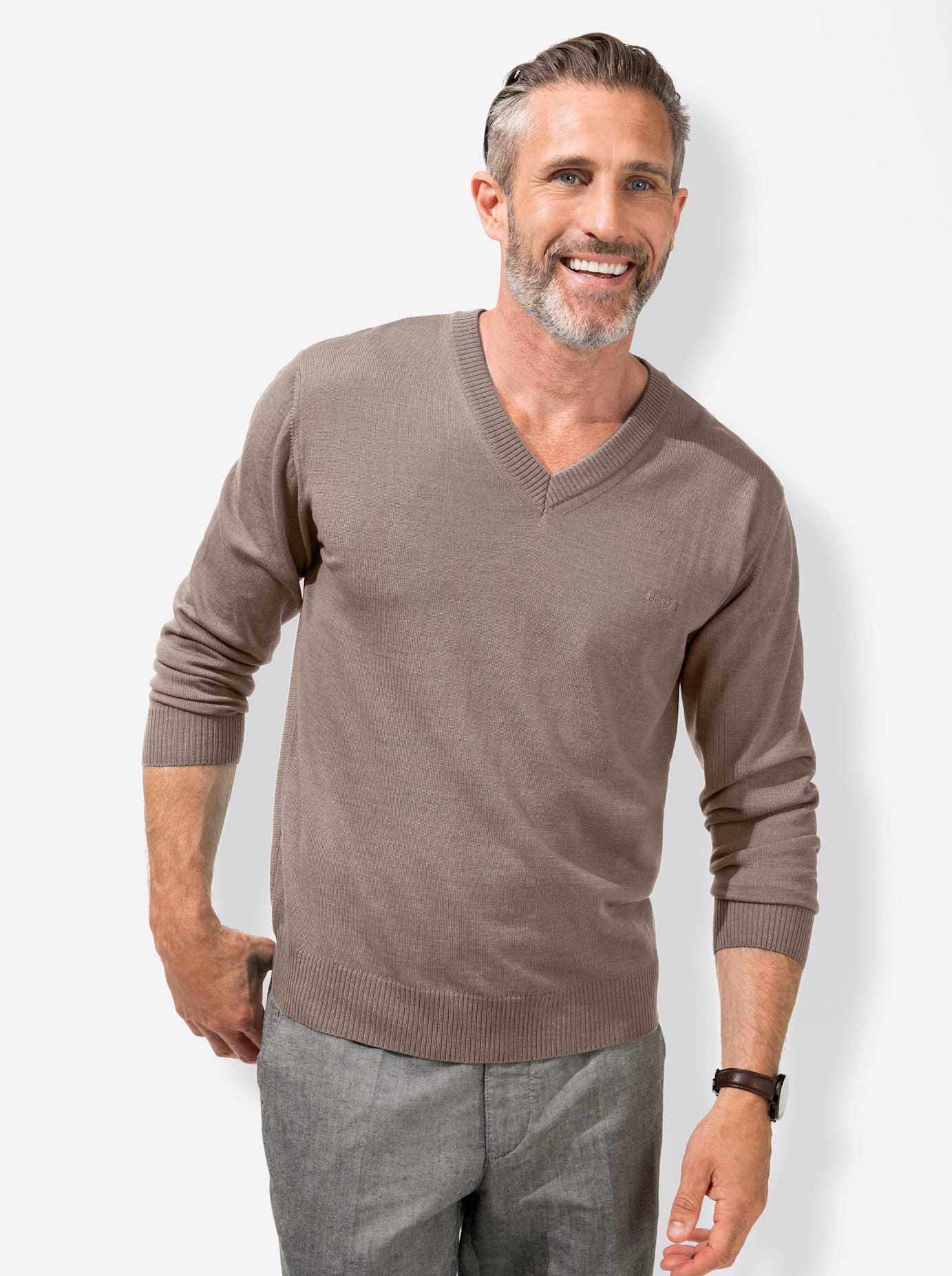 Marco Donati V-Ausschnitt-Pullover »V-Pullover« Marco Donati V-Ausschnitt-Pullover »V-Pullover« von Marco Donati