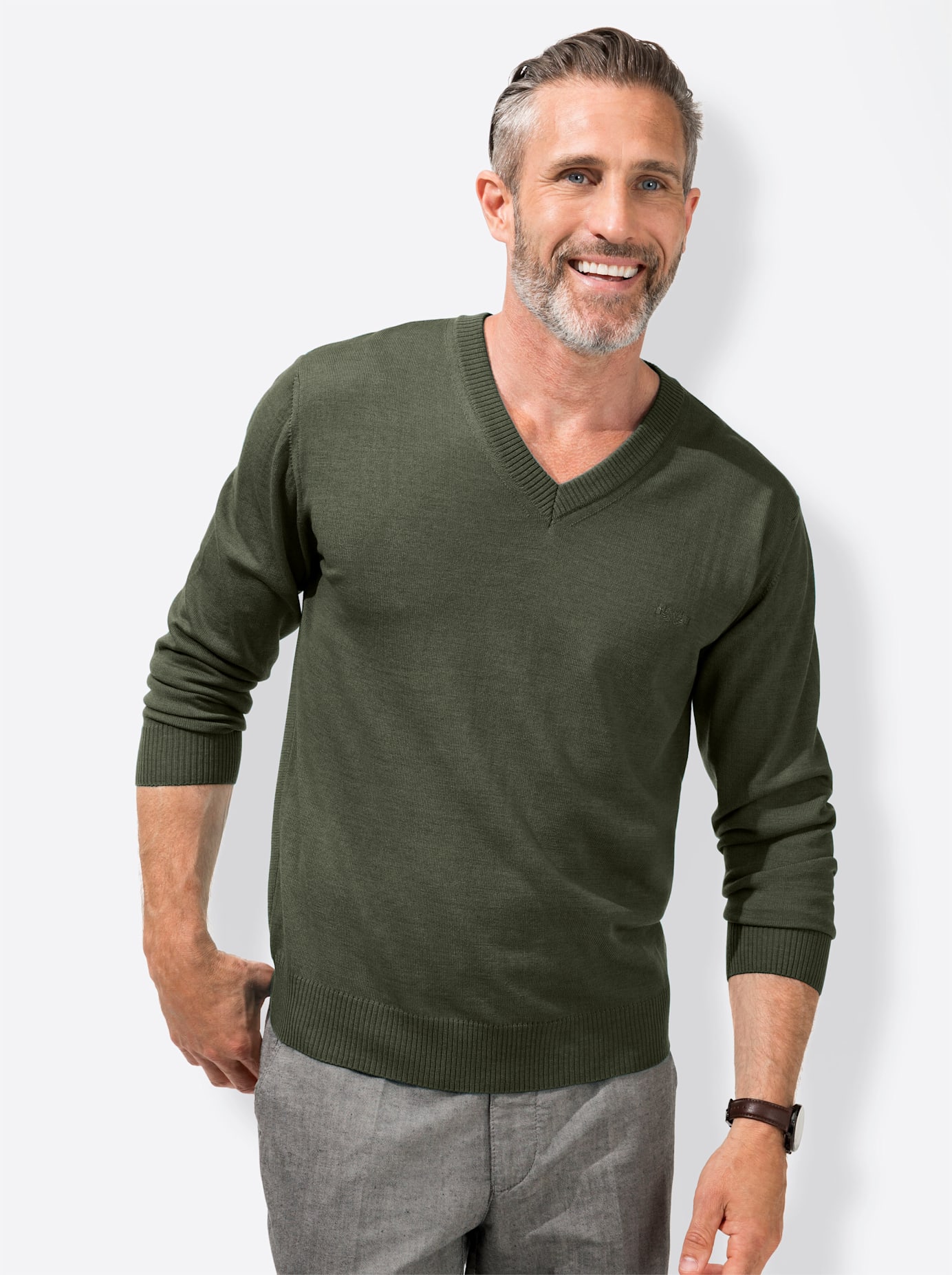 Marco Donati V-Ausschnitt-Pullover »V-Pullover« Marco Donati V-Ausschnitt-Pullover »V-Pullover« von Marco Donati