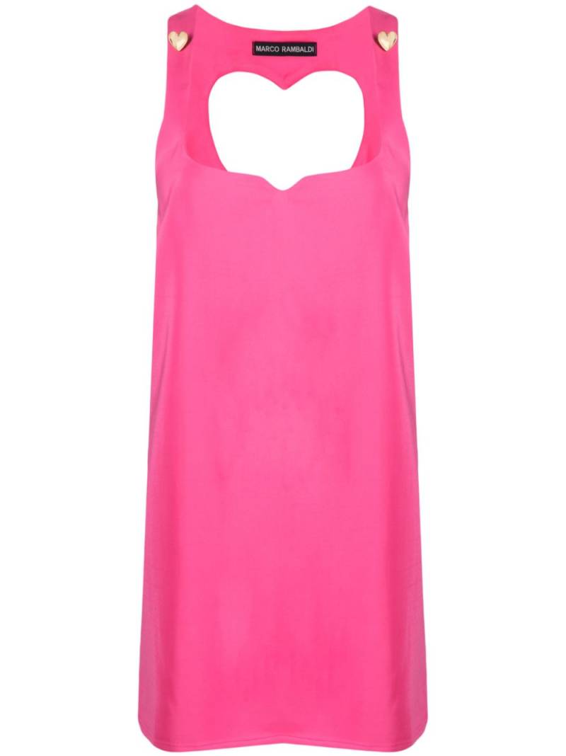 Marco Rambaldi heart-cut sleveless dress - Pink von Marco Rambaldi