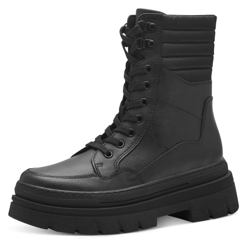 MARCO TOZZI Winterboots »FREDO«, Plateau, Bikerboots, Schnürtiefelette, Chunky Boots, Ziernähte von Marco Tozzi