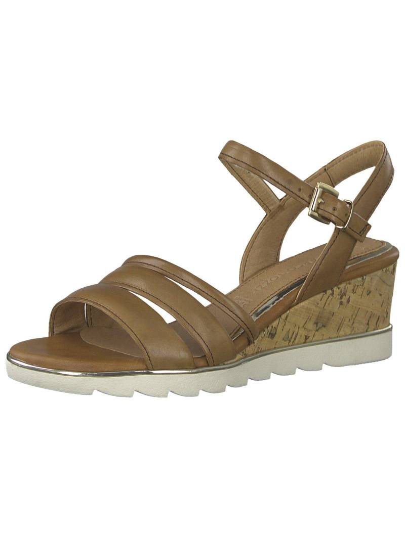 Sandalen Damen Cognac 37 von Marco Tozzi