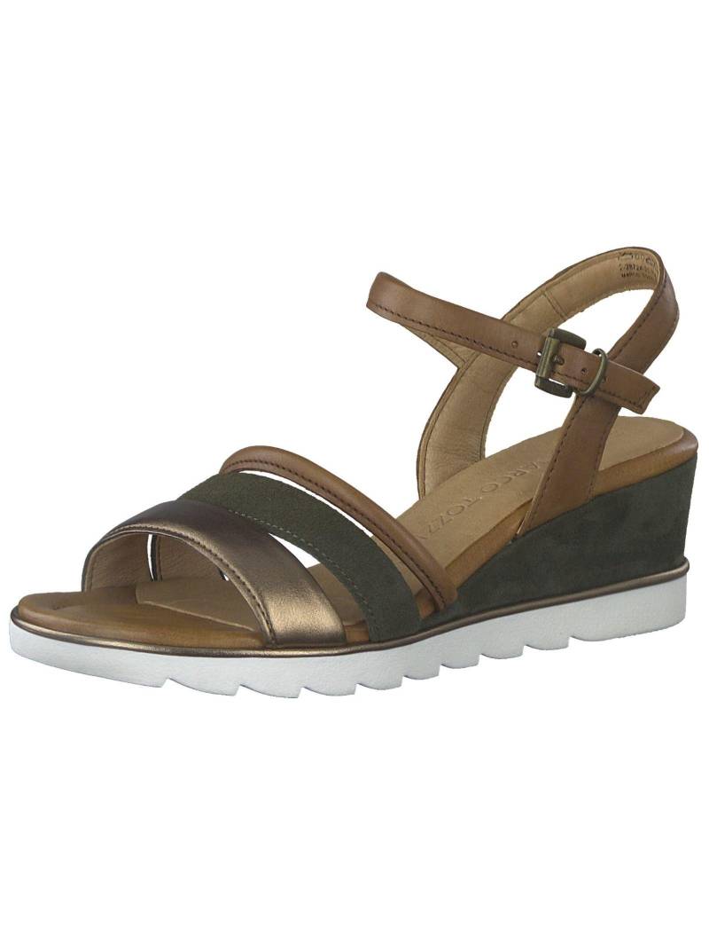 Sandalen Damen Khaki 36 von Marco Tozzi