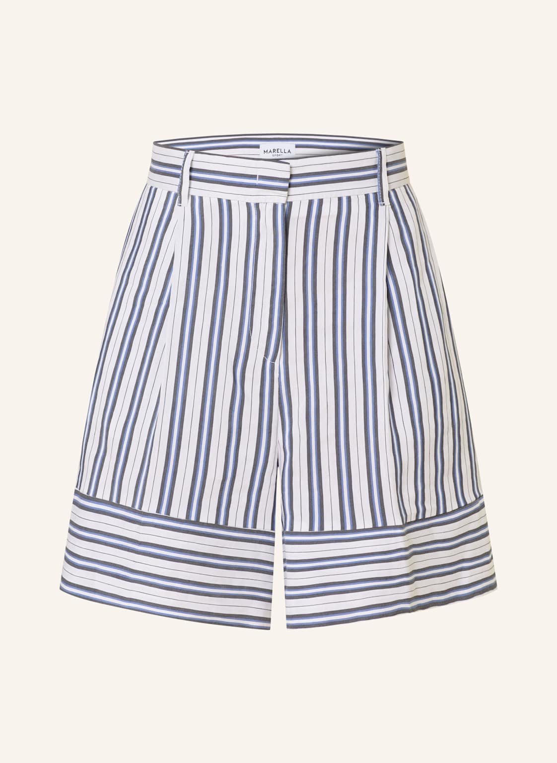 Marella Bermudas Mit Leinen blau von Marella