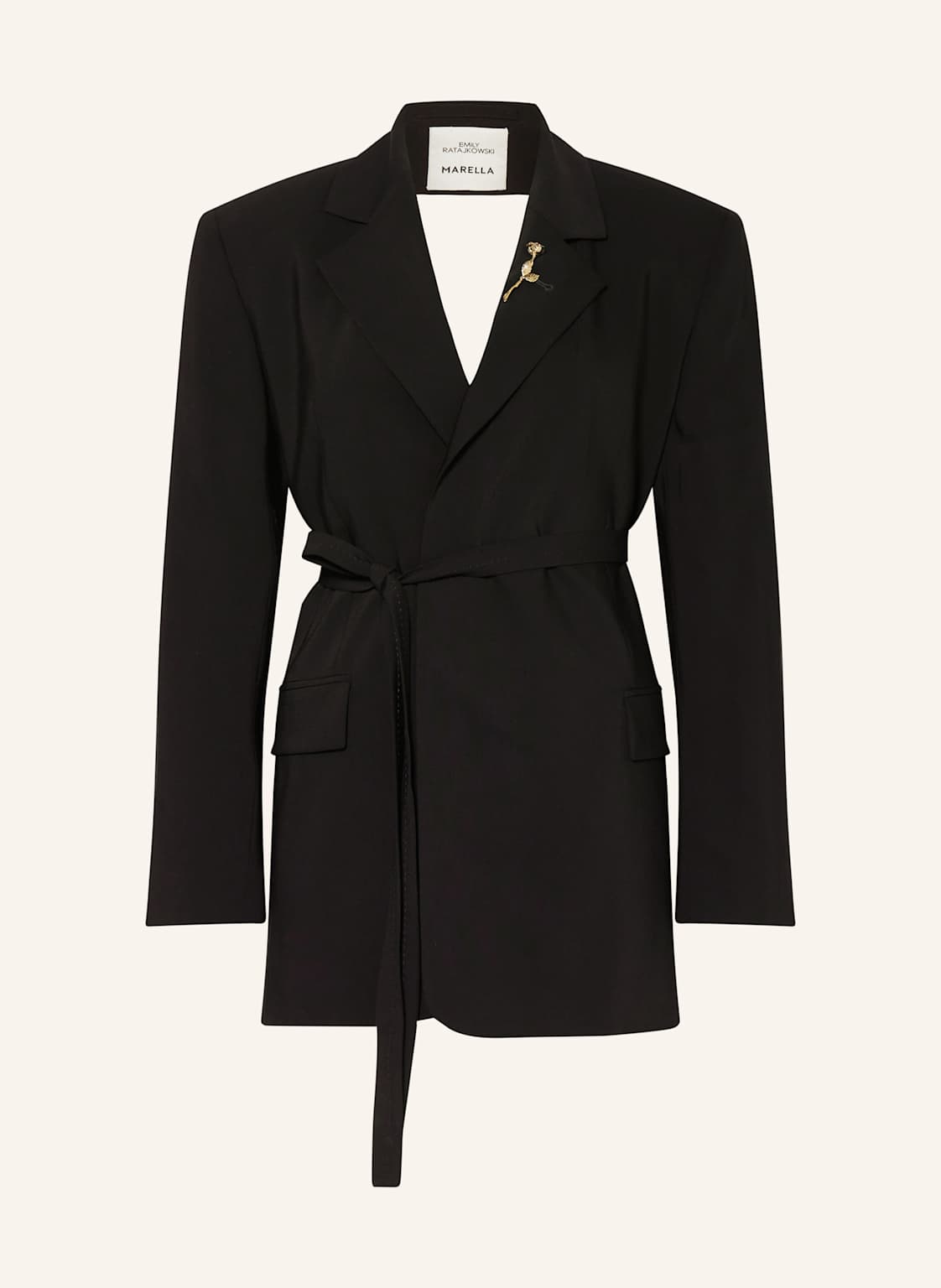Marella Blazer Mit Cut-Out schwarz Marella Blazer Mit Cut-Out schwarz von Marella