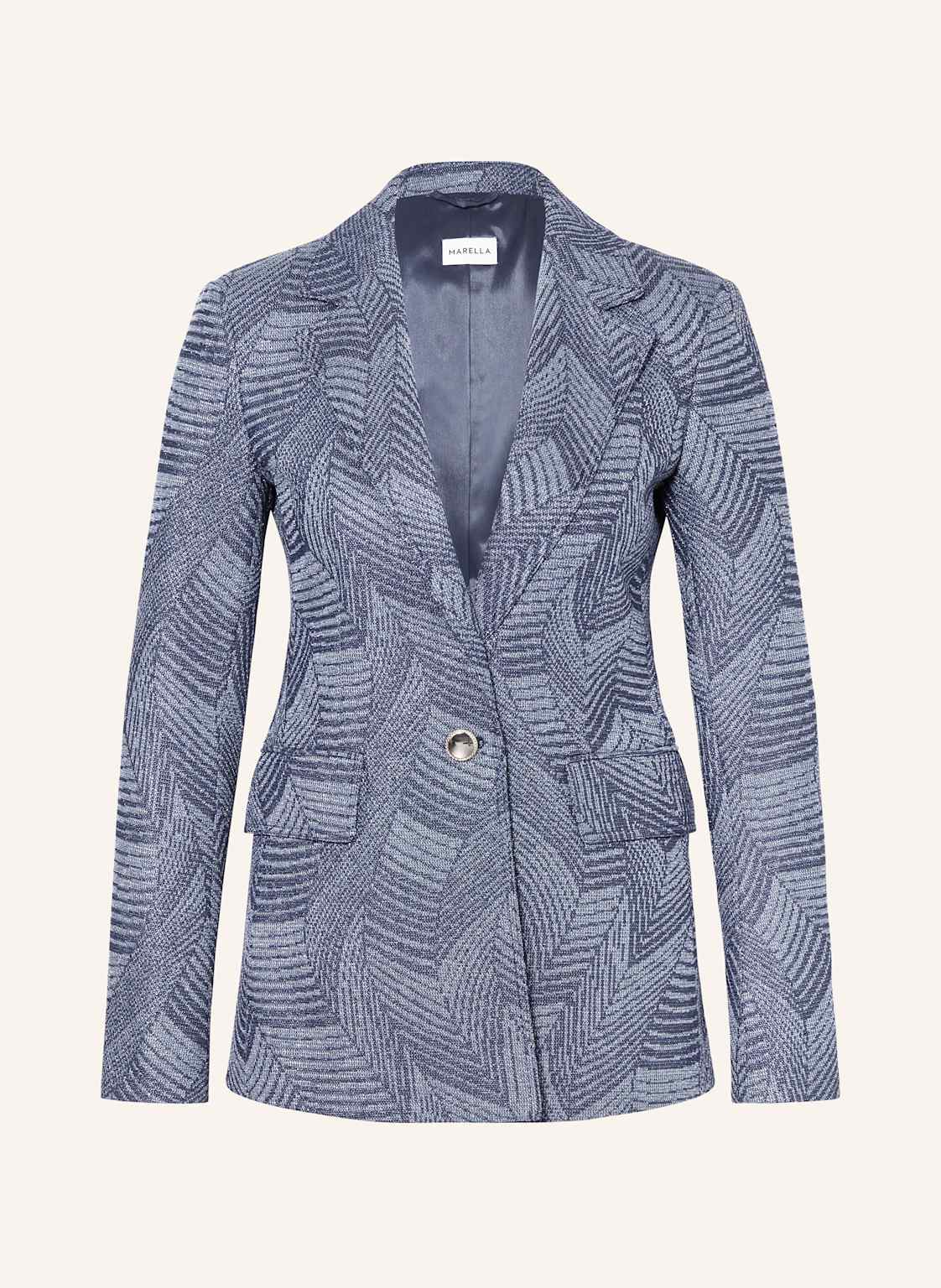 Marella Blazer Mit Glitzergarn blau Marella Blazer Mit Glitzergarn blau von Marella