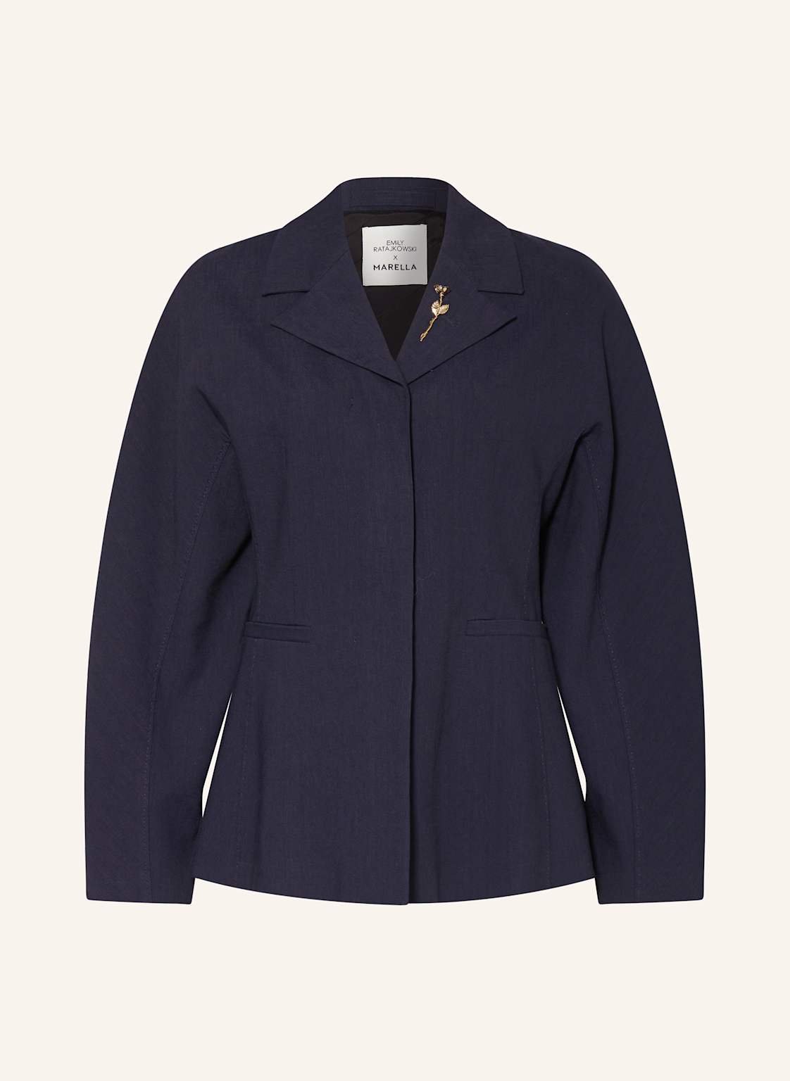Marella Blazer Mit Leinen blau Marella Blazer Mit Leinen blau von Marella
