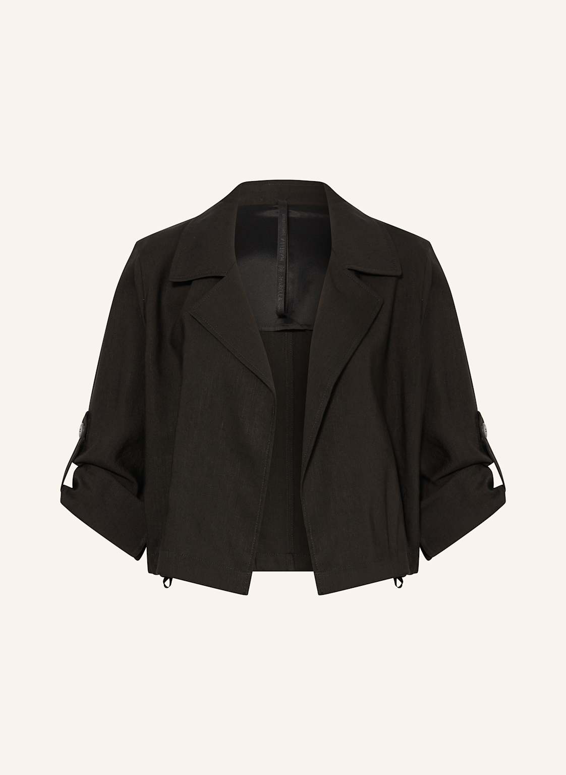 Marella Blazer Mit Leinen schwarz von Marella