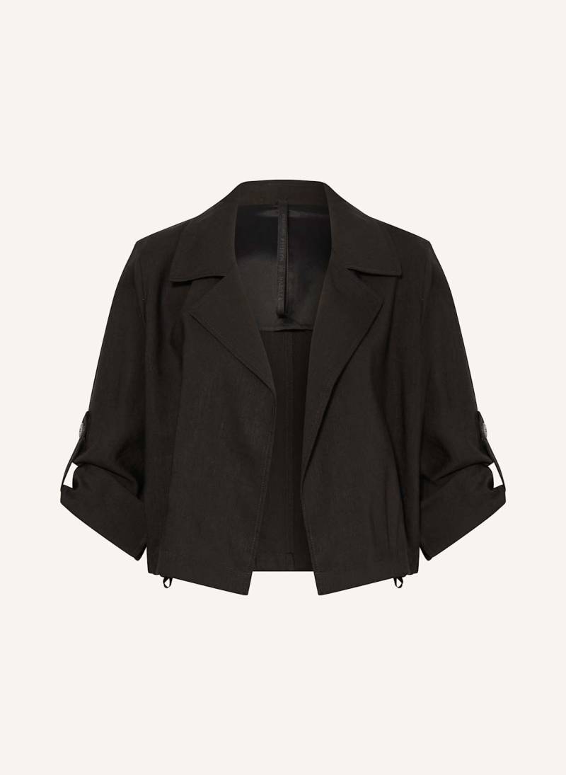 Marella Blazer Mit Leinen schwarz von Marella