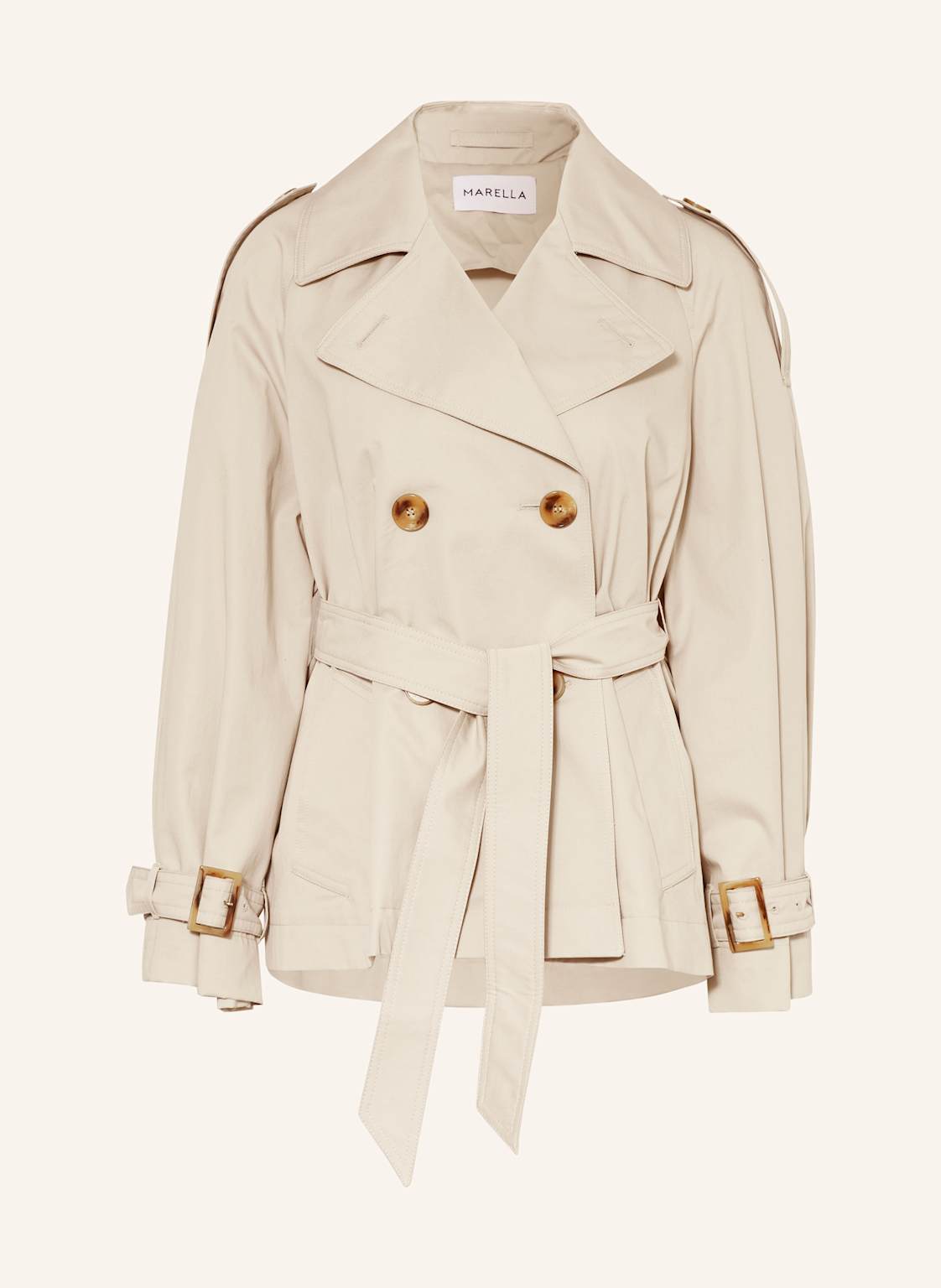 Marella Cropped-Trenchcoat beige Marella Cropped-Trenchcoat beige von Marella