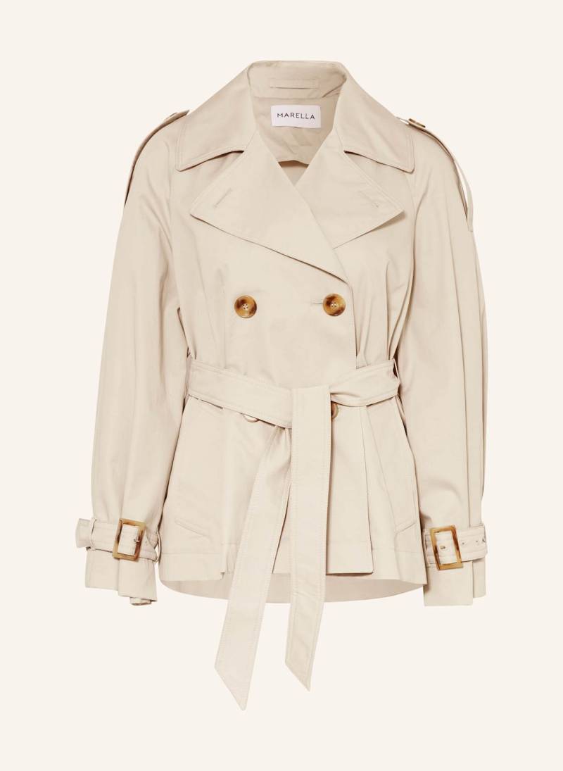 Marella Cropped-Trenchcoat beige von Marella