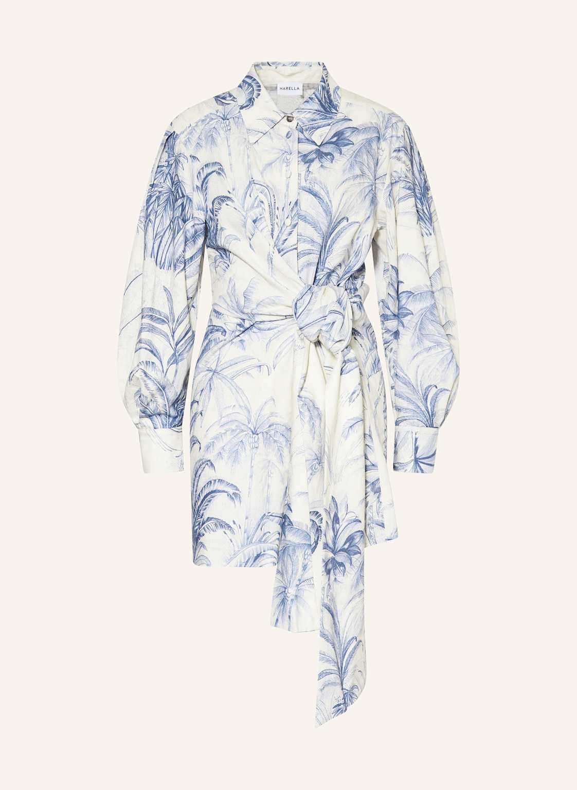 Marella Hemdblusenkleid Mit Leinen blau Marella Hemdblusenkleid Mit Leinen blau von Marella