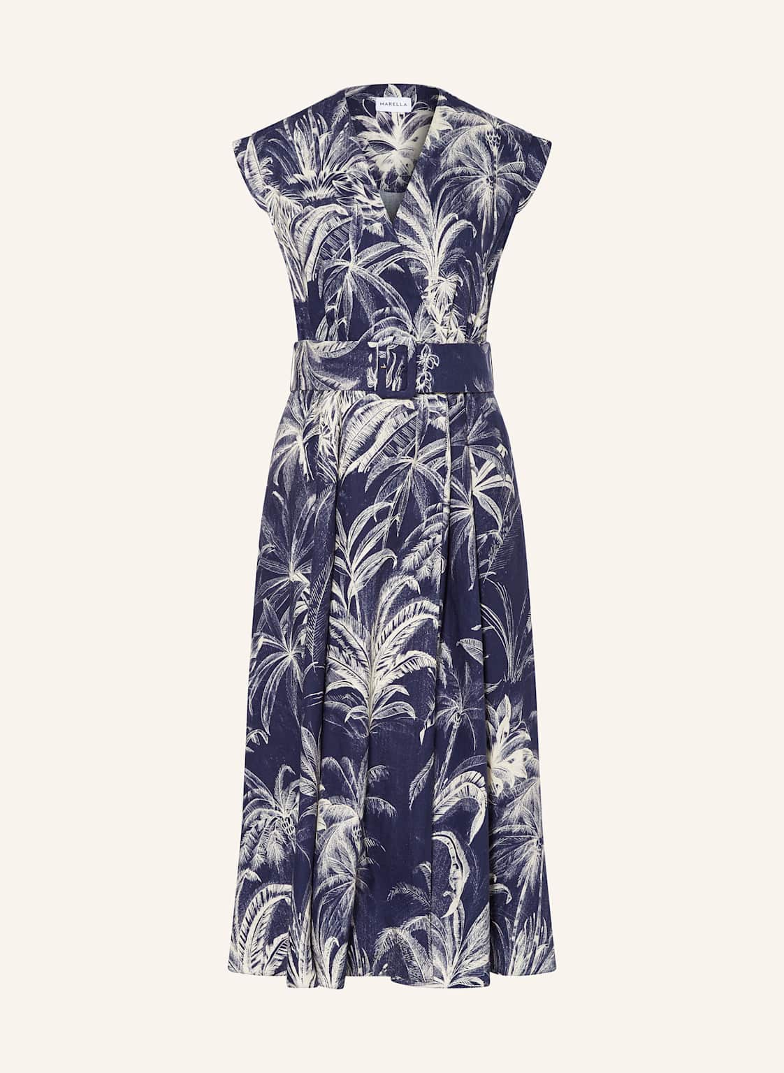 Marella Kleid Mit Leinen blau Marella Kleid Mit Leinen blau von Marella