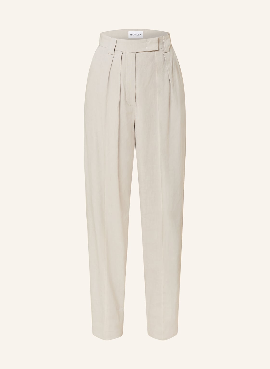 Marella Marlenehose Mit Leinen beige Marella Marlenehose Mit Leinen beige von Marella