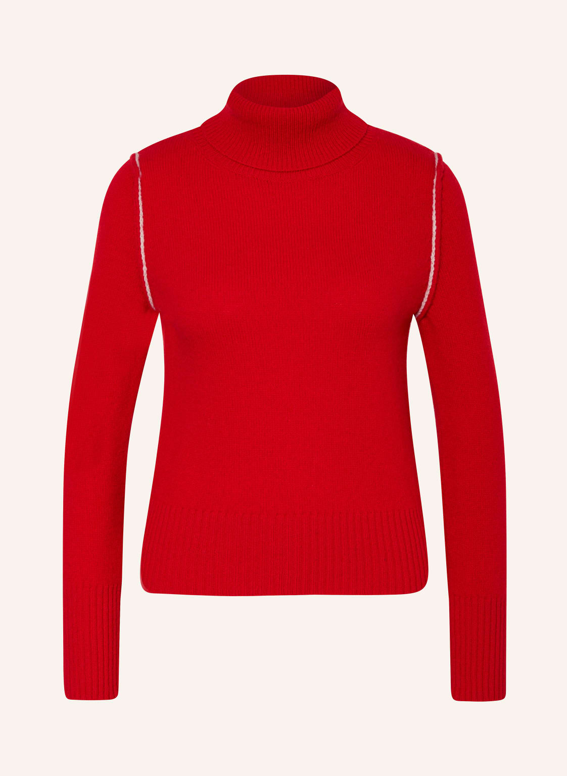 Marella Rollkragenpullover Ripa rot von Marella