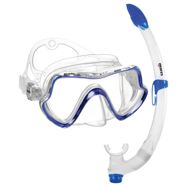 Mares - Combo Pure Vision - Schnorchelset blau von Mares