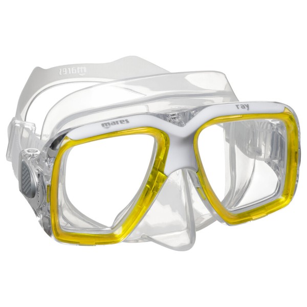 Mares - Ray - Taucherbrille gelb/ clear von Mares