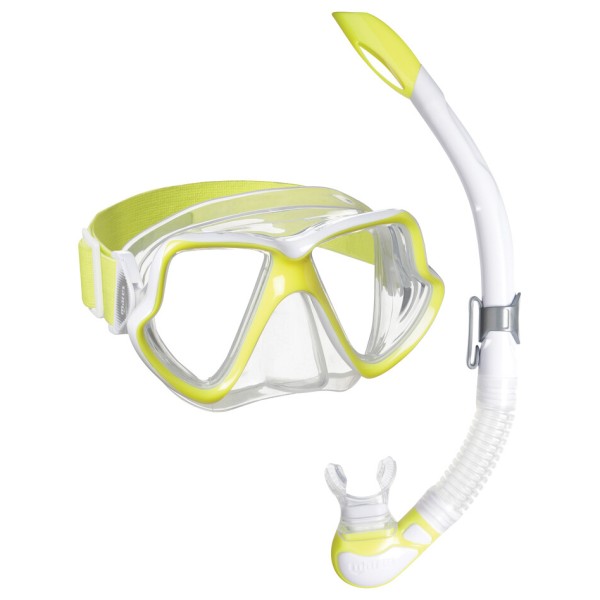 Mares - Wahoo Neon - Schnorchelset gelb/ clear von Mares