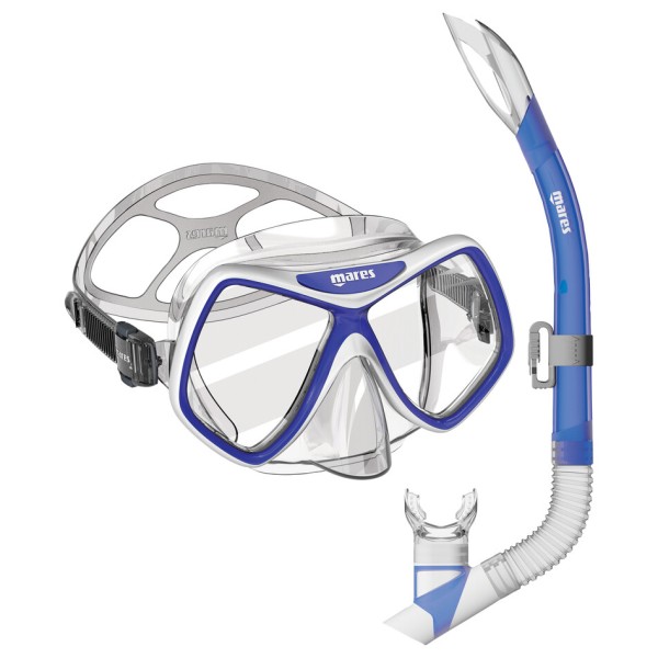 Mares - Women's Combo Ridley - Schnorchelset blau/ clear von Mares