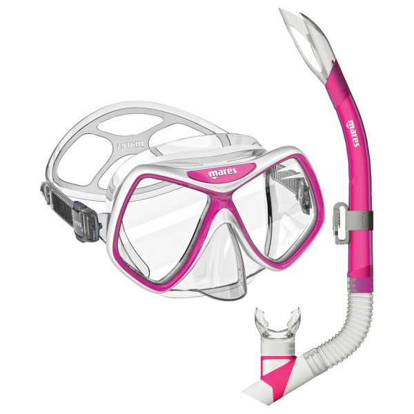 Mares - Women's Combo Ridley - Schnorchelset rosa/ clear von Mares