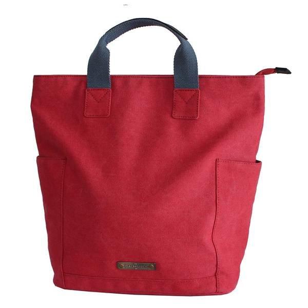 Margelisch - Canvas Rucksack Tacha 1 red, für Herren, Purpurrot von Margelisch