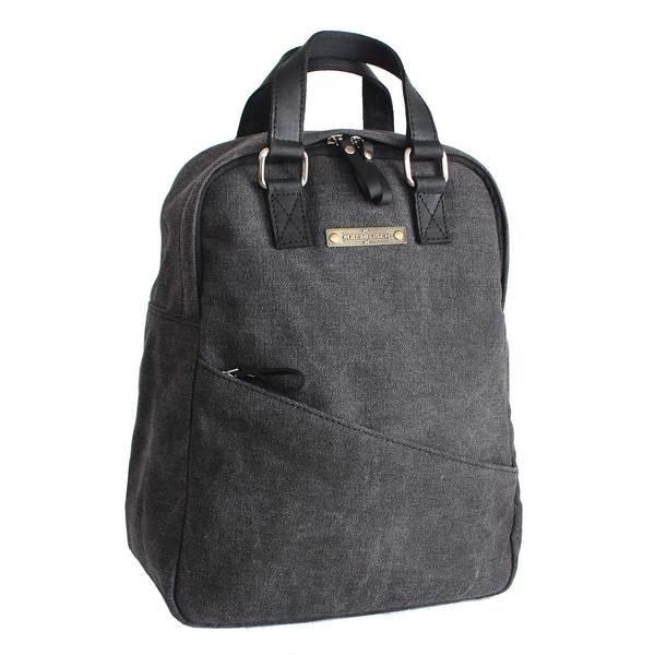 Canvas City-rucksack Minu 1 Charcoal Damen Charcoal Black von Margelisch