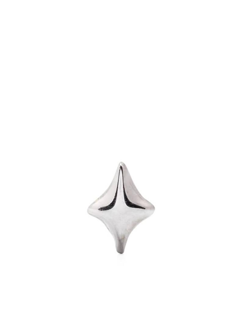 Maria Black 14kt White Gold Misty Glanze 4 piercing stud - Silver von Maria Black