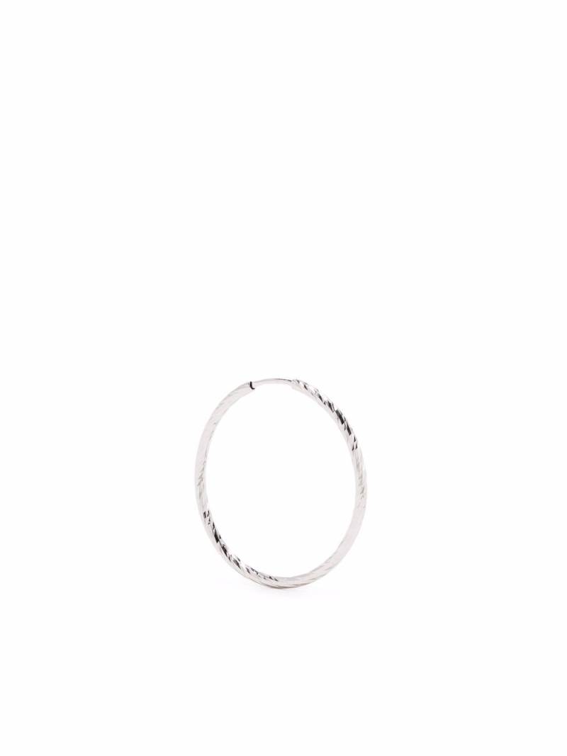 Maria Black 14kt white gold Liv 25 hoop earring - Silver von Maria Black