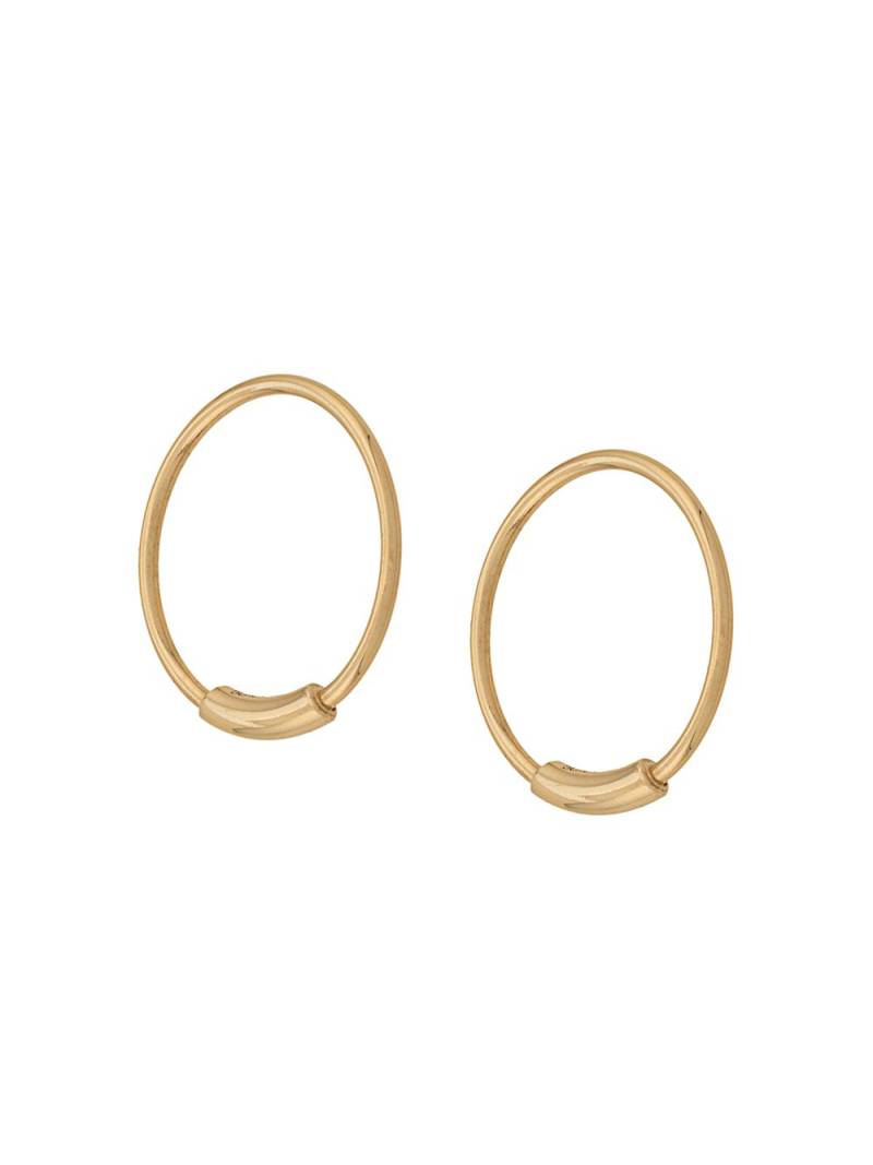 Maria Black Basic S hoop earrings - Gold von Maria Black