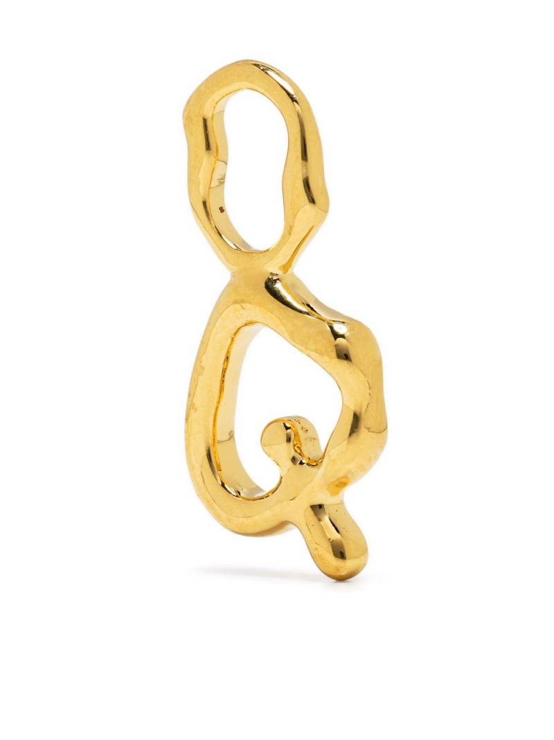 Maria Black Fluent Letter Q pendant - Gold von Maria Black