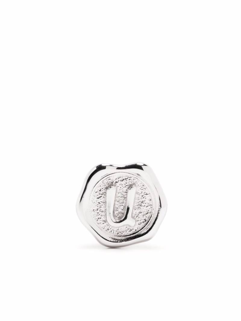 Maria Black Letter U coin - Silver von Maria Black