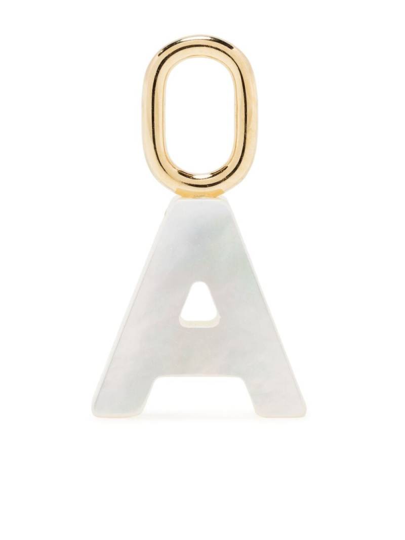 Maria Black Lucid Letter A charm - White von Maria Black