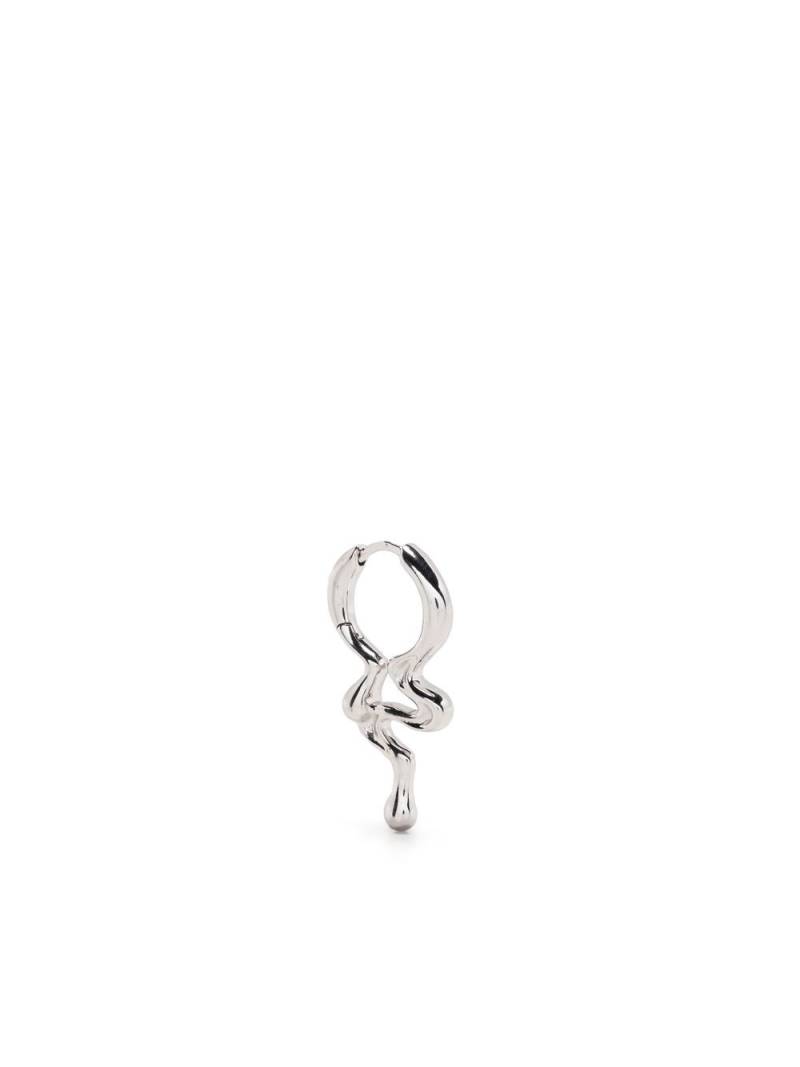 Maria Black drop-design small hoop earring - Silver von Maria Black