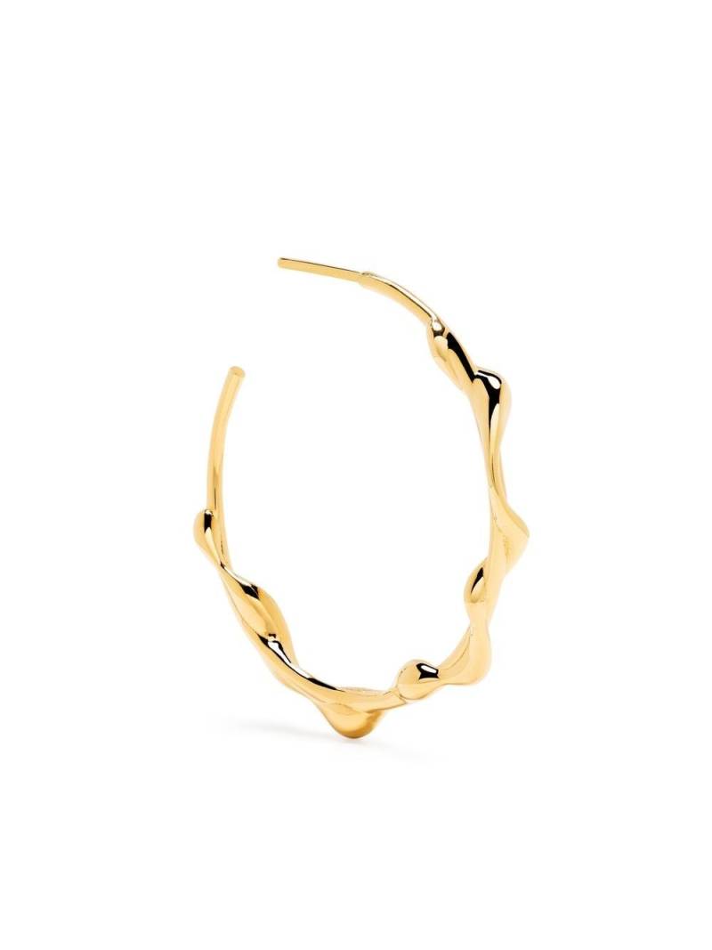 Maria Black gold Nuri 35 hoop earring von Maria Black