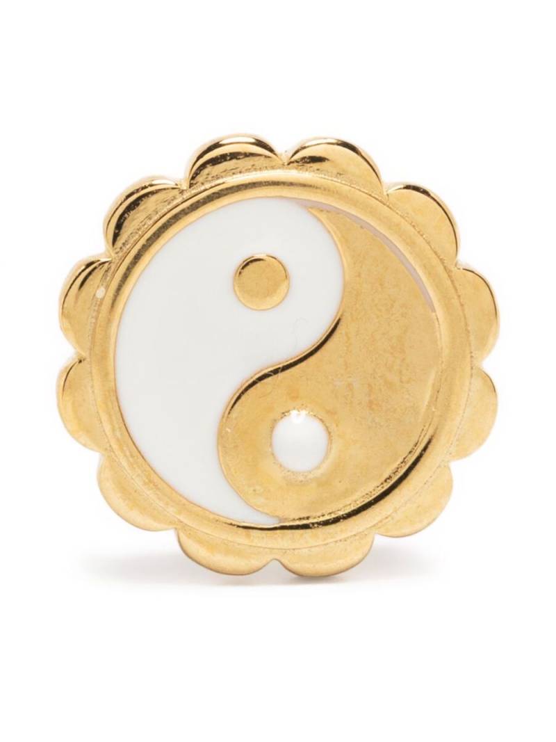 Maria Black yin-yang coin charm - Gold von Maria Black