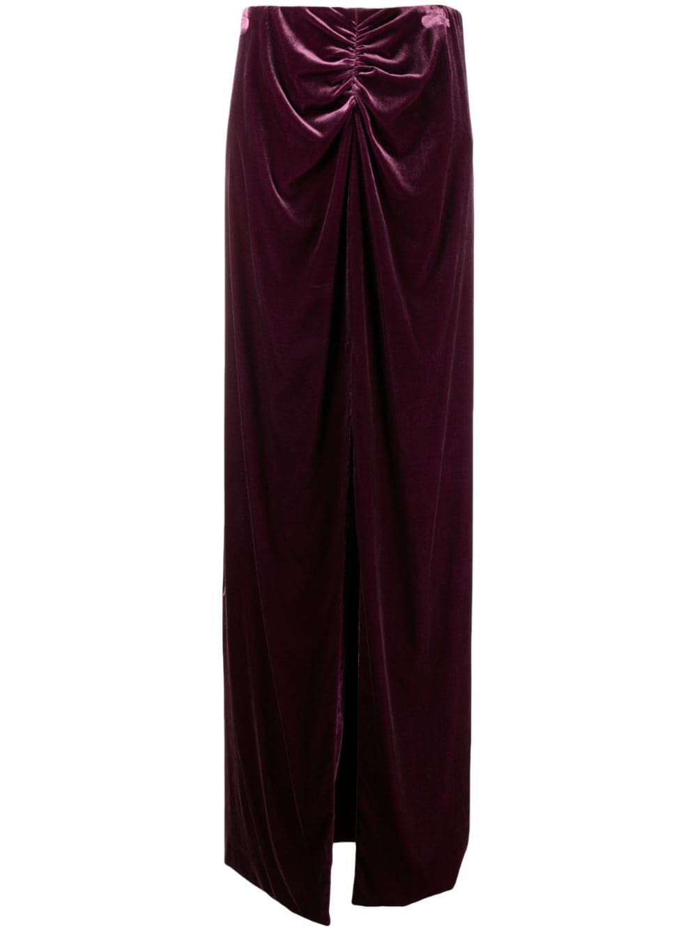 Maria Lucia Hohan Nia velvet maxi skirt - Purple von Maria Lucia Hohan