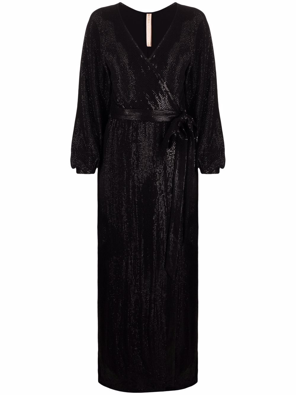 Maria Lucia Hohan Sabrina embellished wrap dress - Black von Maria Lucia Hohan