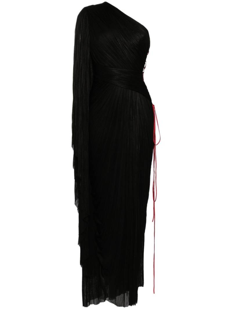 Maria Lucia Hohan draped one-shoulder maxi dress - Black von Maria Lucia Hohan