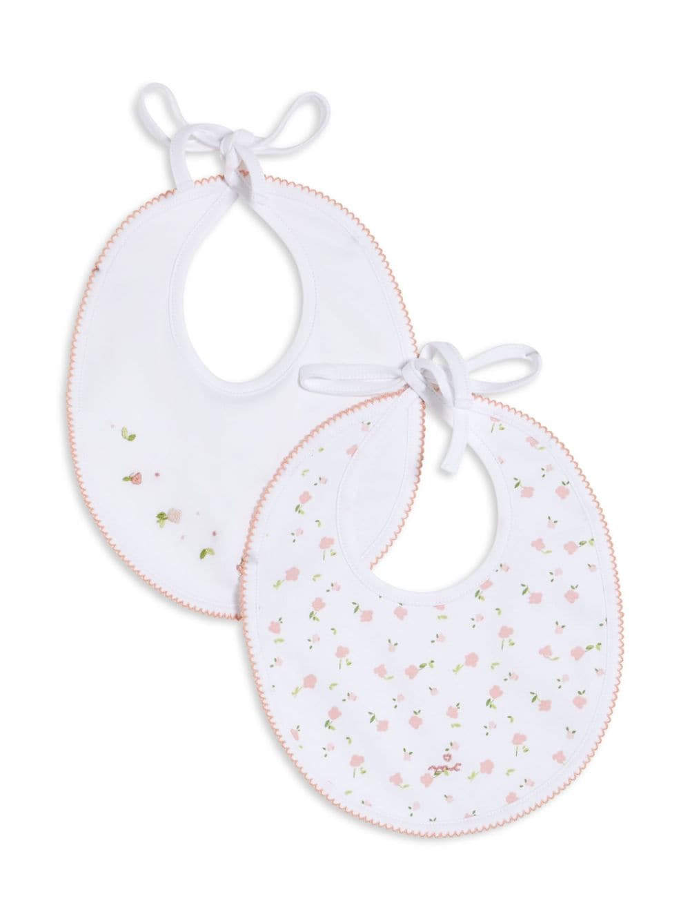 Marie-Chantal Bloom Wind bibs (set of two) - Pink von Marie-Chantal