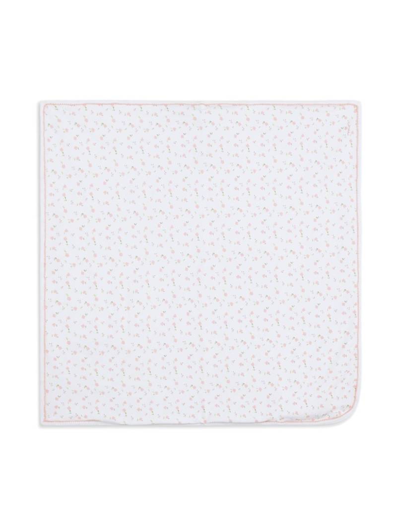 Marie-Chantal floral-print blanket - White von Marie-Chantal