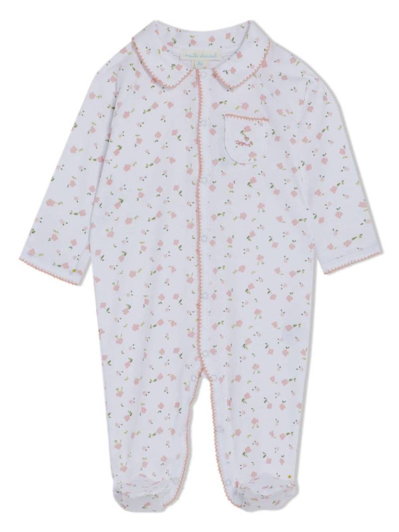 Marie-Chantal flower-print cotton pajamas - White von Marie-Chantal