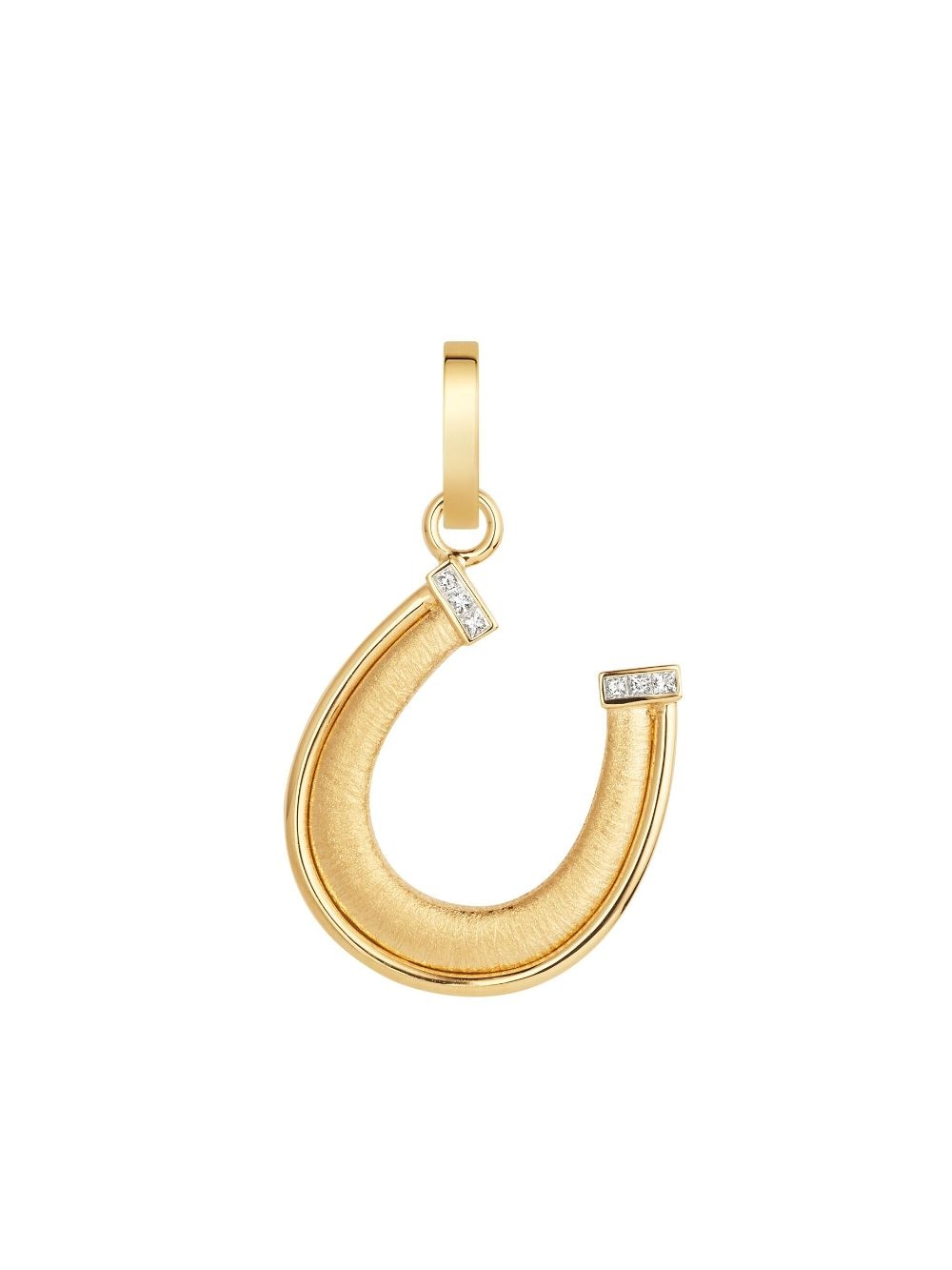 Marie Lichtenberg 18kt yellow gold Horseshoe diamond pendant von Marie Lichtenberg