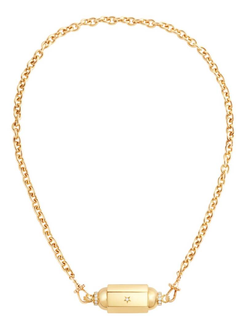 Marie Lichtenberg 18kt yellow gold Locket diamond necklace von Marie Lichtenberg