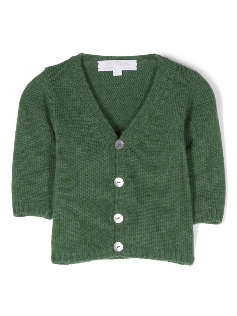 Mariella Ferrari V-neck knitted cardigan - Green von Mariella Ferrari